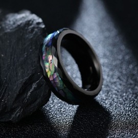 SIC MODA Tungsten Tungsten Abalone Shell Ring SIC MODA 4022 - Img 4