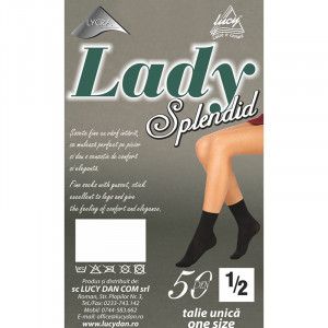 Sosete Lady Splendid 1/2 1/2 50 DEN - Img 2