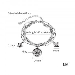 Titanium bracelet SIC MODA 3651 - Img 2