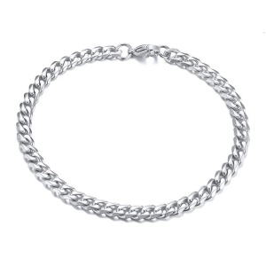 Brățară Bărbătesc din Inox chirurgical 316L — Argintiu