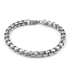 Brățară Bărbătesc din Inox chirurgical 316L — Argintiu