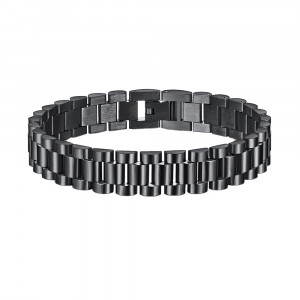 Brățară Bărbătesc din Inox chirurgical 316L — Negru
