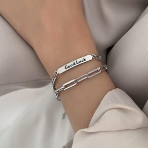 Brățară Damă din Inox chirurgical 316L — Argintiu