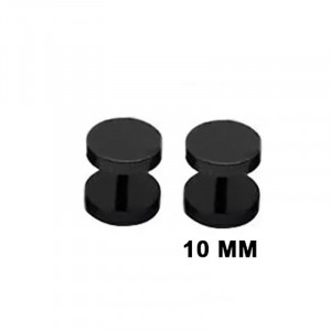 Cercei Bărbătesc din Inox chirurgical 316L — Negru - Img 6