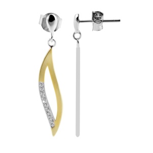 Cercei Eleganți cu Zirconiu din Argint 925 - Design Minimalist - Img 2