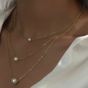 Colier cu perle Sic Moda 5403B - Img 6