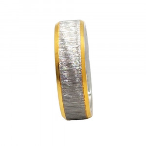 Inel Bărbătesc din Inox chirurgical 316L — Argintiu