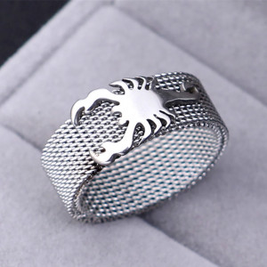 Inel Bărbătesc din Inox chirurgical 316L — Argintiu - Img 3