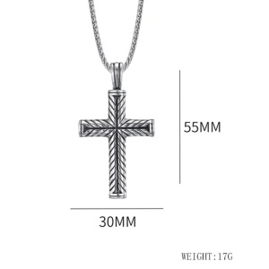 Lanț Bărbătesc din Inox chirurgical 316L — Argintiu - Img 2