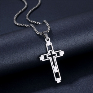 Lanț Bărbătesc din Inox chirurgical 316L — Argintiu - Img 2