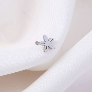 Piercing Damă din Inox chirurgical 316L — Argintiu - Img 3