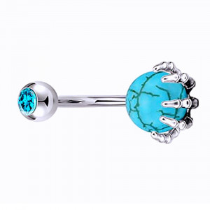 Piercing Damă din Inox chirurgical 316L — Argintiu - Img 3