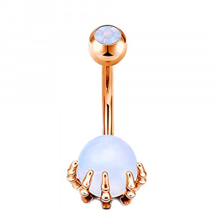 Piercing Damă din Inox chirurgical 316L — Rose - Img 2
