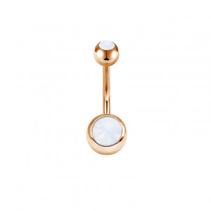 Piercing Damă din Inox chirurgical 316L cu cristal - Img 3