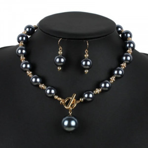 Set Colier si cercei Perle SIC MODA 5675A - Img 1