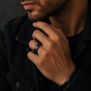 SIC MODA 3810 Unisex Stainless Steel Ring