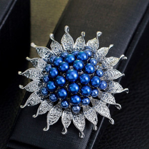 SIC MODA 3840B SIC Flower Brooch - Img 2