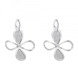 SIC MODA 3908 stainless steel clover earrings