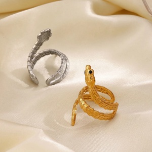 Sic Moda 6056A Stainless Steel Snake Ring - Img 3