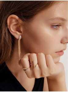 Sic Moda Crystal Earrings 4384B - Img 3