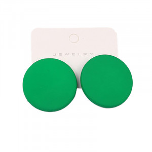 Sic Moda Green Round Earrings 4387V - Img 2