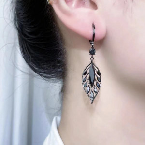 Sic Moda Leaf Earrings 5723A - Img 2