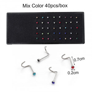 SIC MODA Stainless Nose Piercing Set SIC MODA 5169C - Img 2