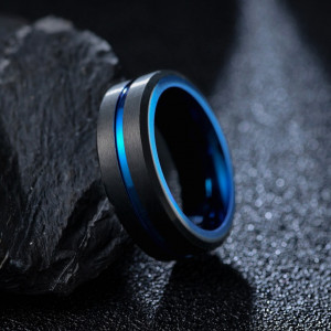 Black-Blue TUNGSTEN TUNGSTEN SIC MODA 4273 ring - Img 3