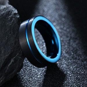 Black Tungsten Ring SIC Tungsten SIC MODA 4006 - Img 3