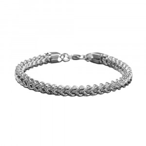 Brățară Bărbătesc din Inox chirurgical 316L — Argintiu
