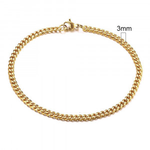 Brățară Damă din Inox chirurgical 316L — Auriu - Img 2