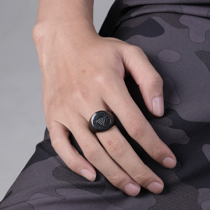 Celtic pattern ring in stainless steel SIC MODA 5392 - Img 4