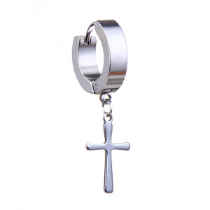 Cercei Bărbătesc din Inox chirurgical 316L — Argintiu