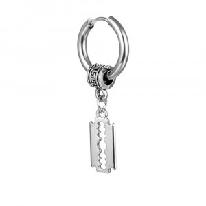 Cercei Bărbătesc din Inox chirurgical 316L — Argintiu