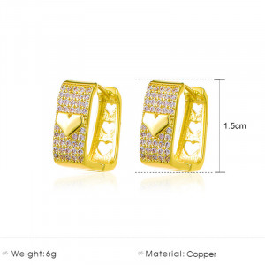 Cercei Eleganti Cupru Sic Moda 5805B - Img 2