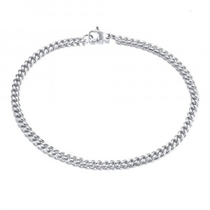 Classic 3mm stainless steel bracelet SIC MODA 4339 - Img 2