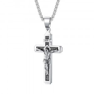 Colier Bărbătesc din Inox chirurgical 316L — Argintiu