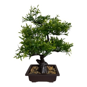 Ghiveci bonsai artificial decorativ, 35 x 28 cm - Img 2
