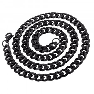 Lanț Bărbătesc din Inox chirurgical 316L — Negru