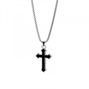Lanț Bărbătesc din Inox chirurgical 316L — Negru - Img 1