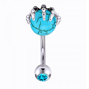 Piercing Damă din Inox chirurgical 316L — Argintiu