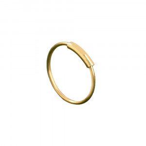 Piercing Damă din Inox chirurgical 316L — Auriu - Img 2