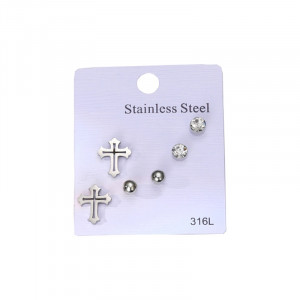 Set Cercei Eleganti INOX Sic Moda 5466A - Img 1