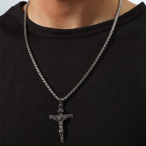 Sic Moda 4102 necklace with titanium pendant - Img 2
