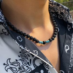 Sic Moda volcanic rock necklace 5370 - Img 3