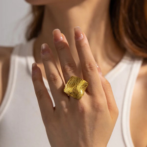 Solid Stainless Steel Ring SIC MODA 5843 - Img 5