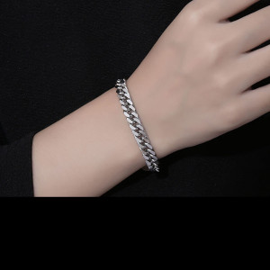 Brățară Bărbătesc din Inox chirurgical 316L — Argintiu - Img 6