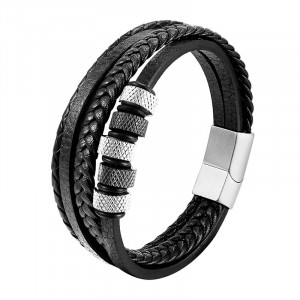 Brățară Bărbătesc din Inox chirurgical 316L — Argintiu