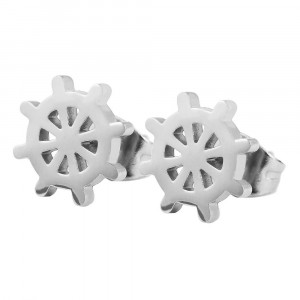 Cercei Bărbătesc din Inox chirurgical 316L — Argintiu