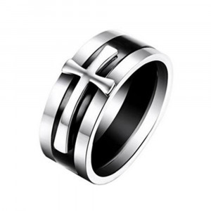 Inel Bărbătesc din Inox chirurgical 316L — Argintiu